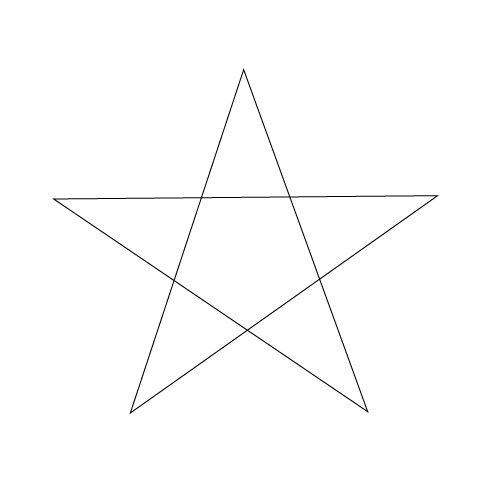 Drawing a star